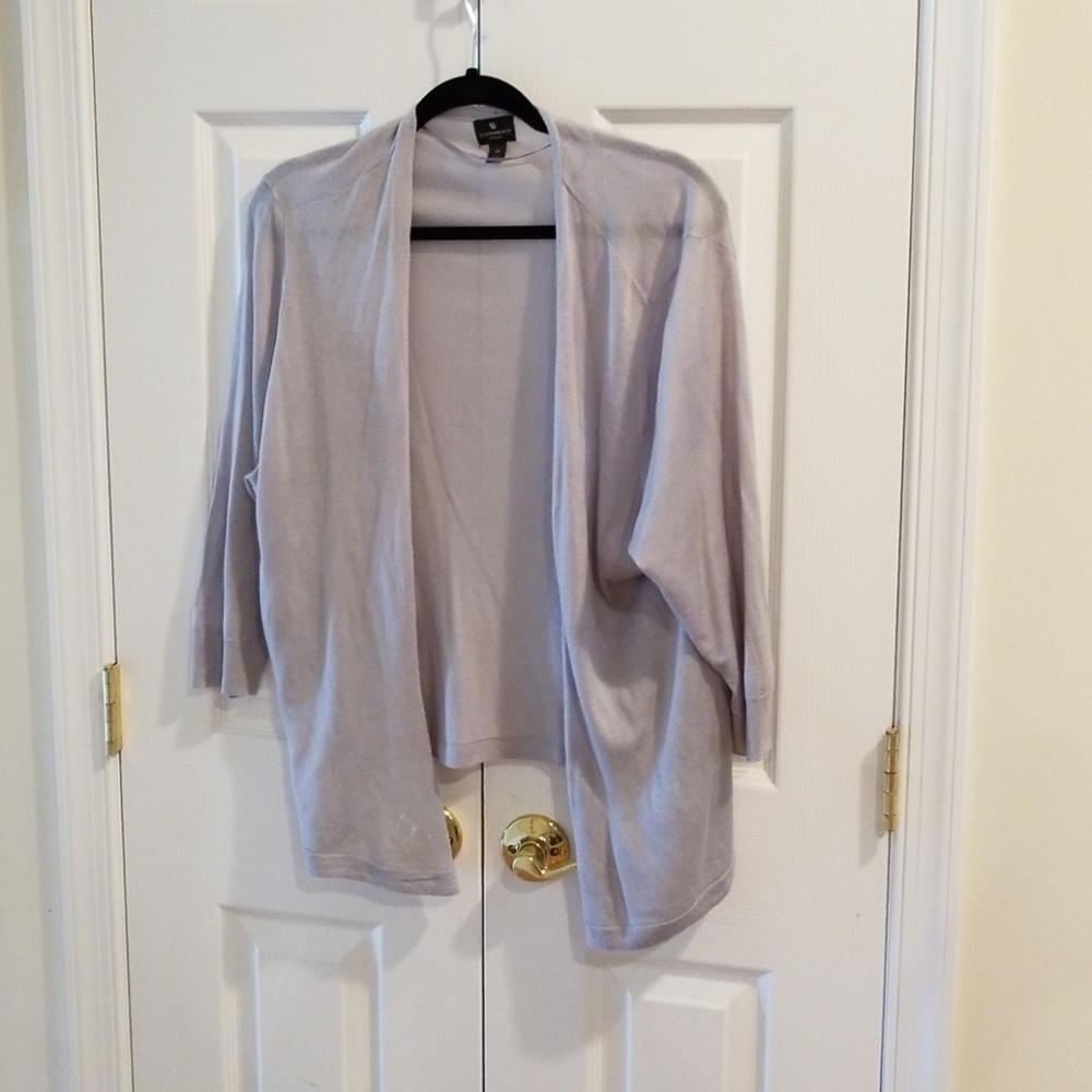 Blue / silver sheer cardigan